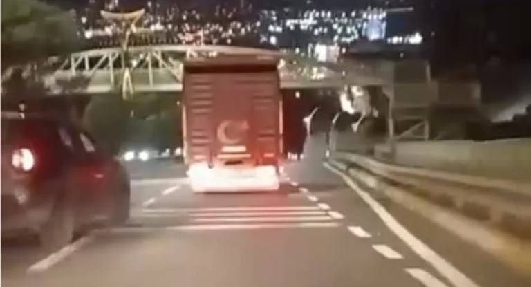 Santral Yokuşu’nda Tehlikeli Anlar!